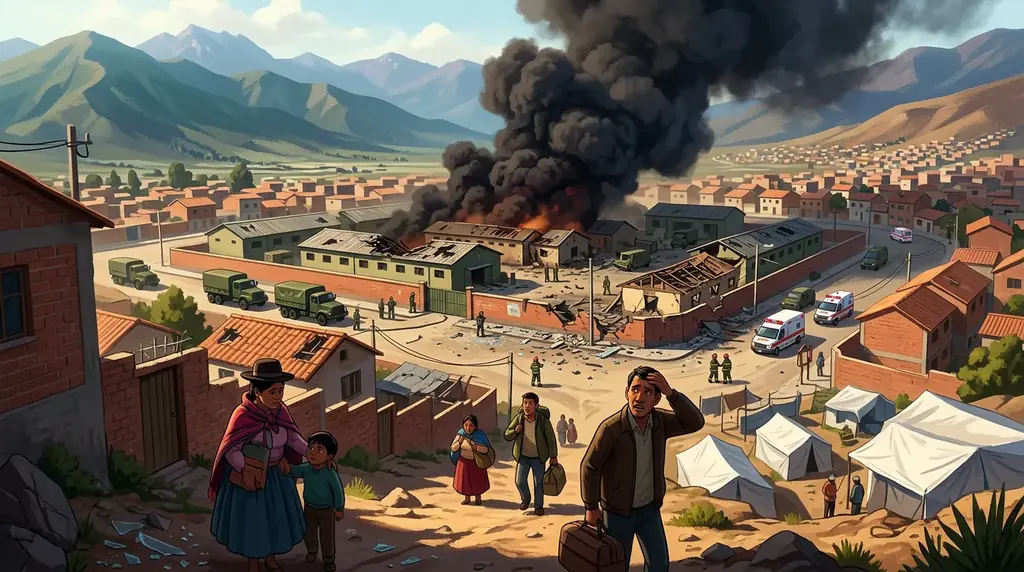 Explosions at Bolivian army base kill at least 10, wound dozens