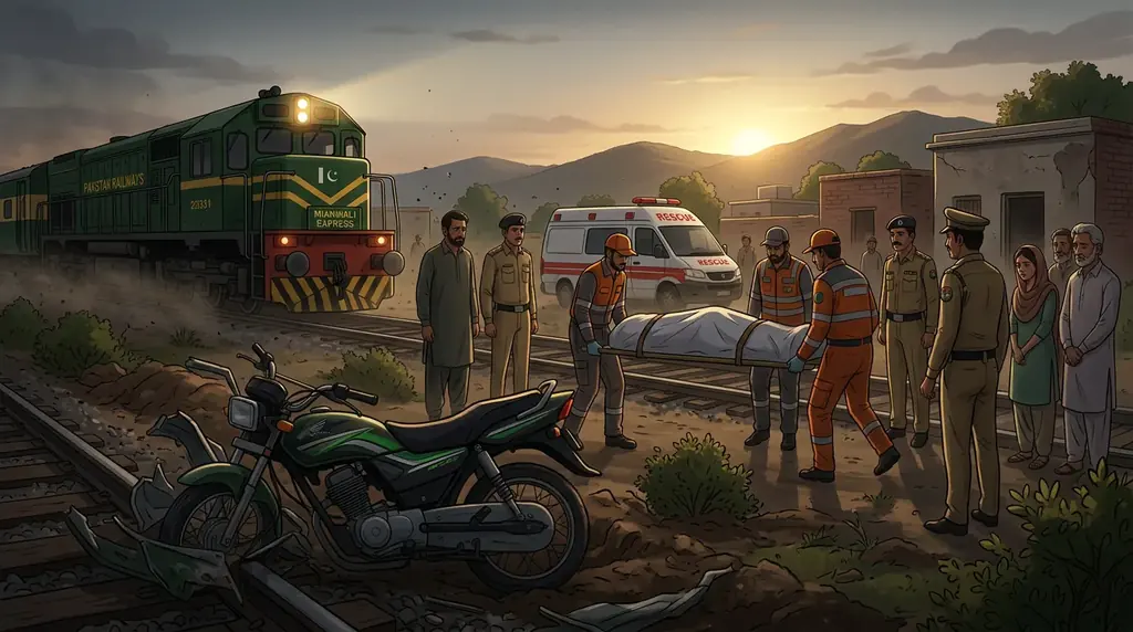 Father and son killed in Khushab train accident