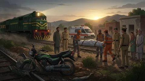 Father and son killed in Khushab train accident
