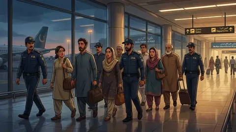 ملتان ایئرپورٹ پر ایف آئی اے نے 7 مسافروں کو گرفتار کر لیا
