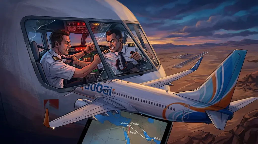 Passenger account claims knife attack on diverted Flydubai flight