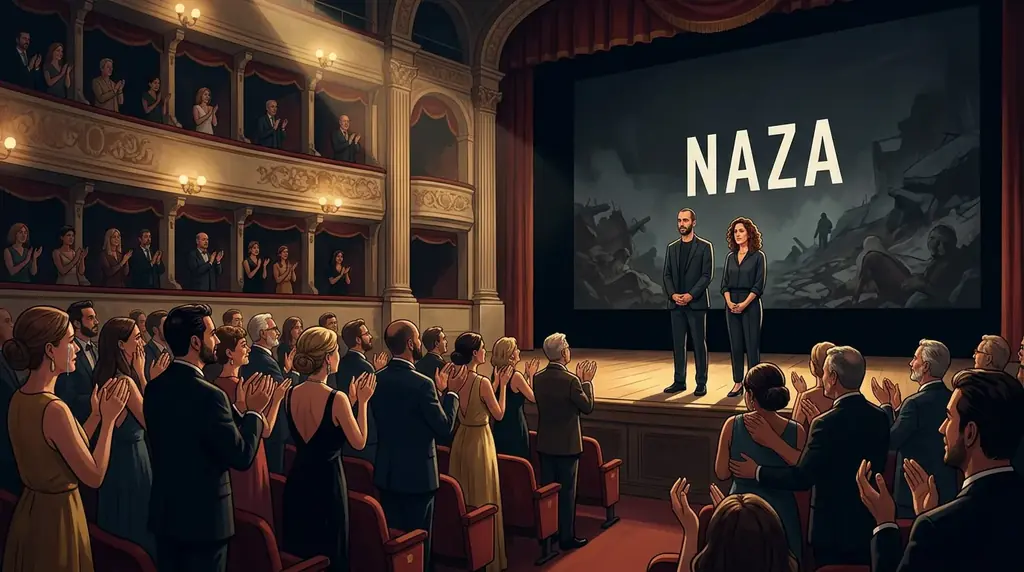 Gaza documentary ‘Naza’ alleges AI targeting, earns lengthy Venice ovation
