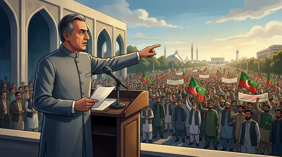 اس خبر کے لیے متحرک اداریاتی خاکہ: مذاکرات کیلئے حکومت کا پی ٹی آئی لانگ مارچ ختم کرنے کا پیشگی مطالبہ