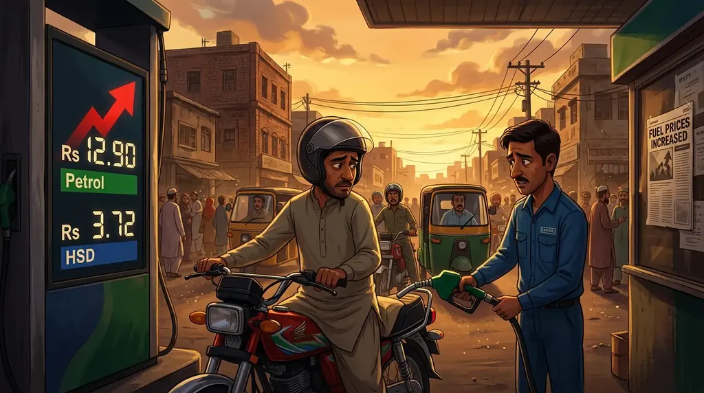 حکومت نے پیٹرول کی قیمت میں 12.90 روپے، ڈیزل 3.72 روپے مہنگا کر دیا