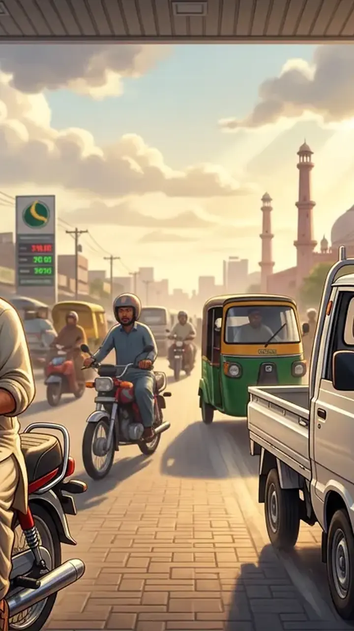 اس خبر کے لیے متحرک اداریاتی خاکہ: پیٹرول 3.13 روپے سستا، ڈیزل 3.74 روپے مہنگا کر دیا گیا
