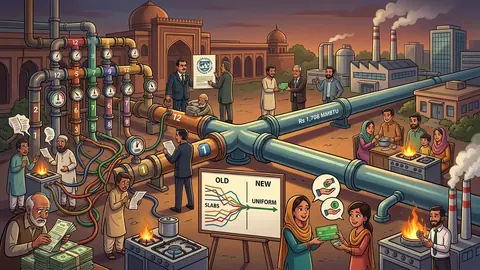 حکومت کا گیس کے 12 سلیب ختم کر کے یکساں ٹیرف نافذ کرنے کا فیصلہ