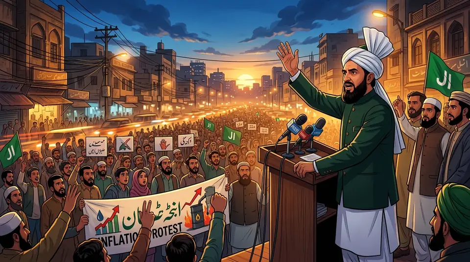 اس خبر کے لیے متحرک اداریاتی خاکہ: حافظ نعیم کا احتجاج جاری رکھنے کا عزم، کارکنوں کو ‘میدان نہیں چھوڑنے’ کی ہدایت