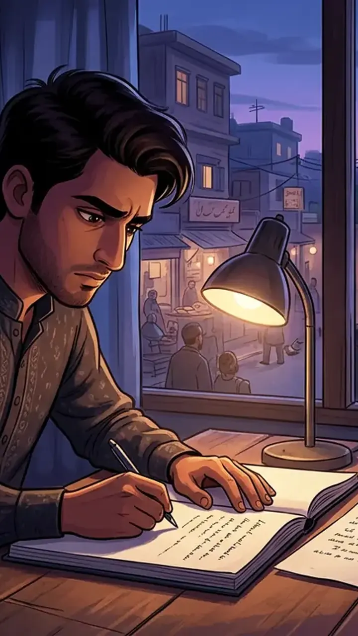 Animated editorial illustration for: Court Admits Bail Plea of Accused in Hina Javed Murder Case
