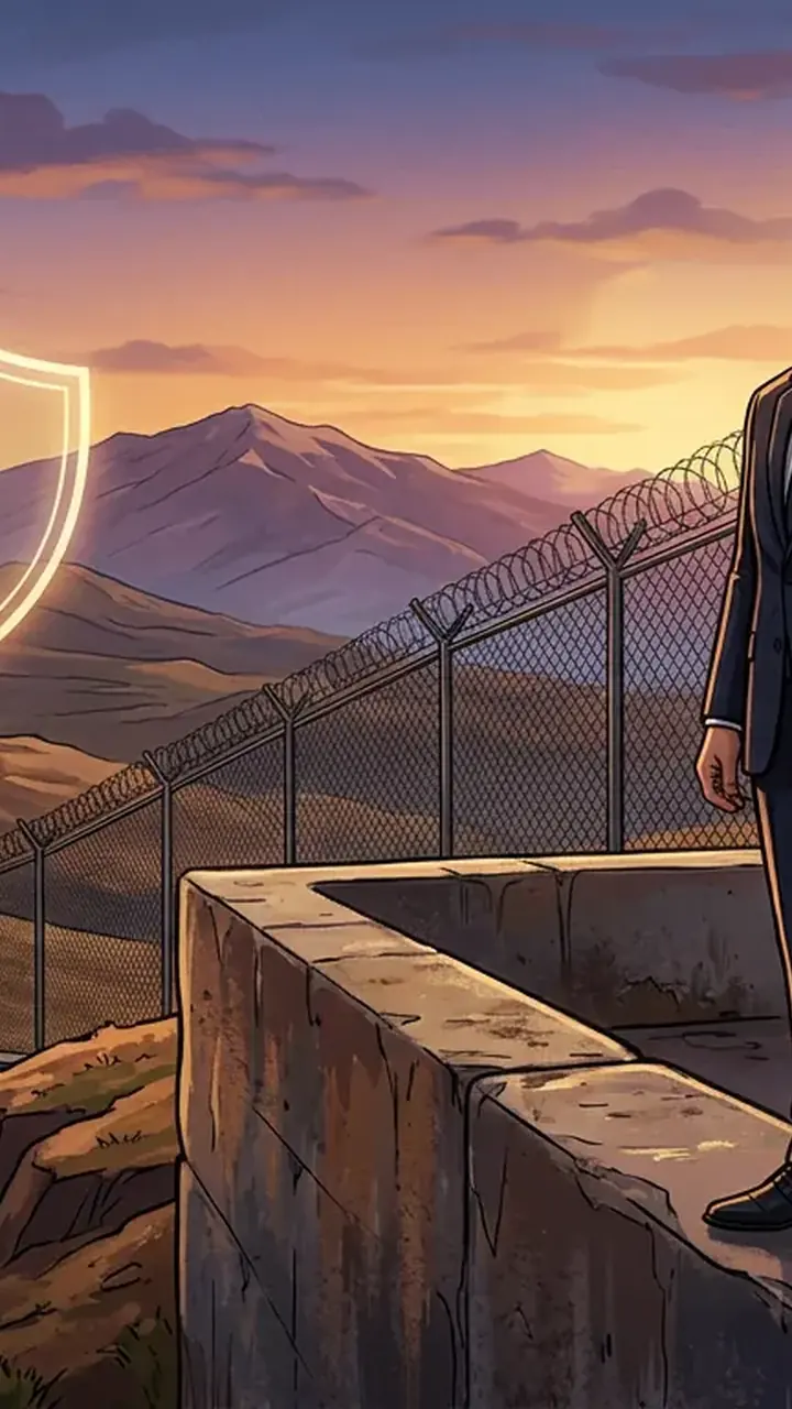 Animated editorial illustration for: Iraq Will Not Be a Battlefield for Others, Says Prime Minister