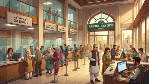 کراچی میں شناختی کارڈ اور پاسپورٹ کے لیے ون اسٹاپ پبلک فیسیلیٹیشن سینٹر قائم کیا جائے گا