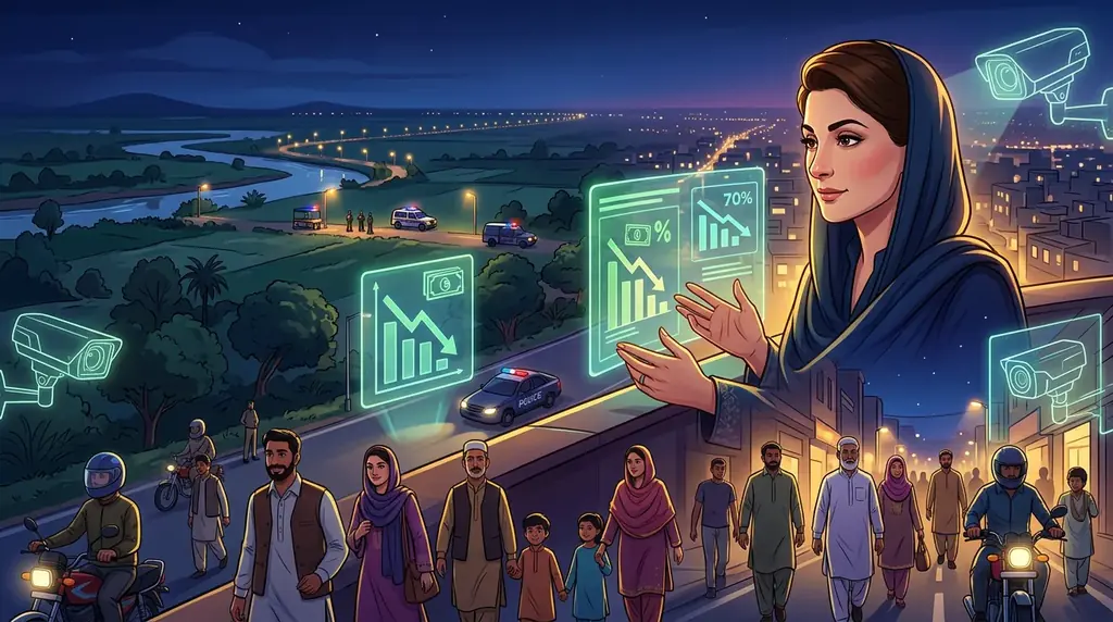 Maryam Nawaz claims 70% reduction in Punjab crime rate