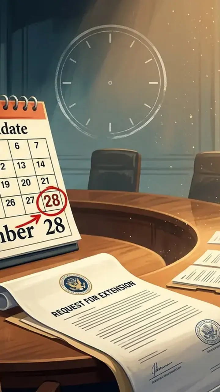 Animated editorial illustration for: Mir Raza Case: Judicial Commission’s Future Uncertain as Mandate Nears End
