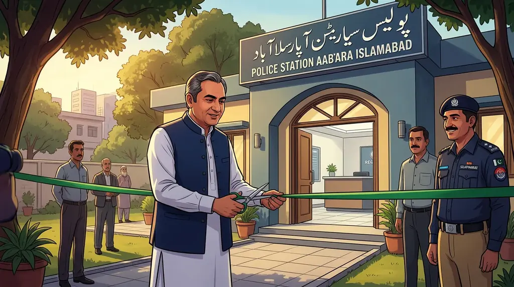 Mohsin Naqvi inaugurates upgraded Aabpara Police Station in Islamabad