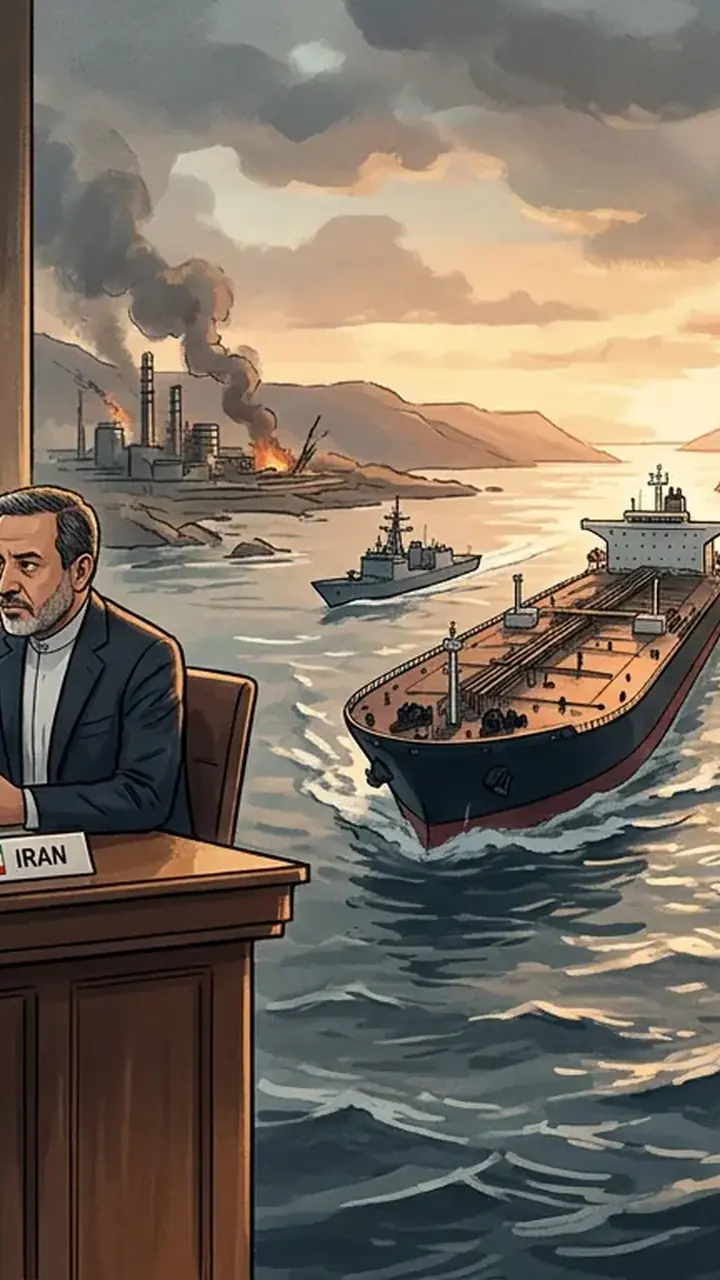 Animated editorial illustration for: US-Iran Tensions Add €100 Billion to EU Fuel Bill, Reports Say