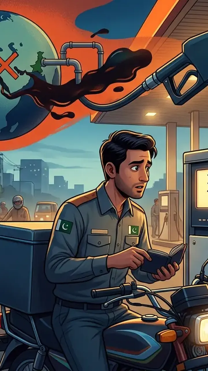 اس خبر کے لیے متحرک اداریاتی خاکہ: پٹرول 5.58، ڈیزل 4.18 روپے فی لٹر مہنگا