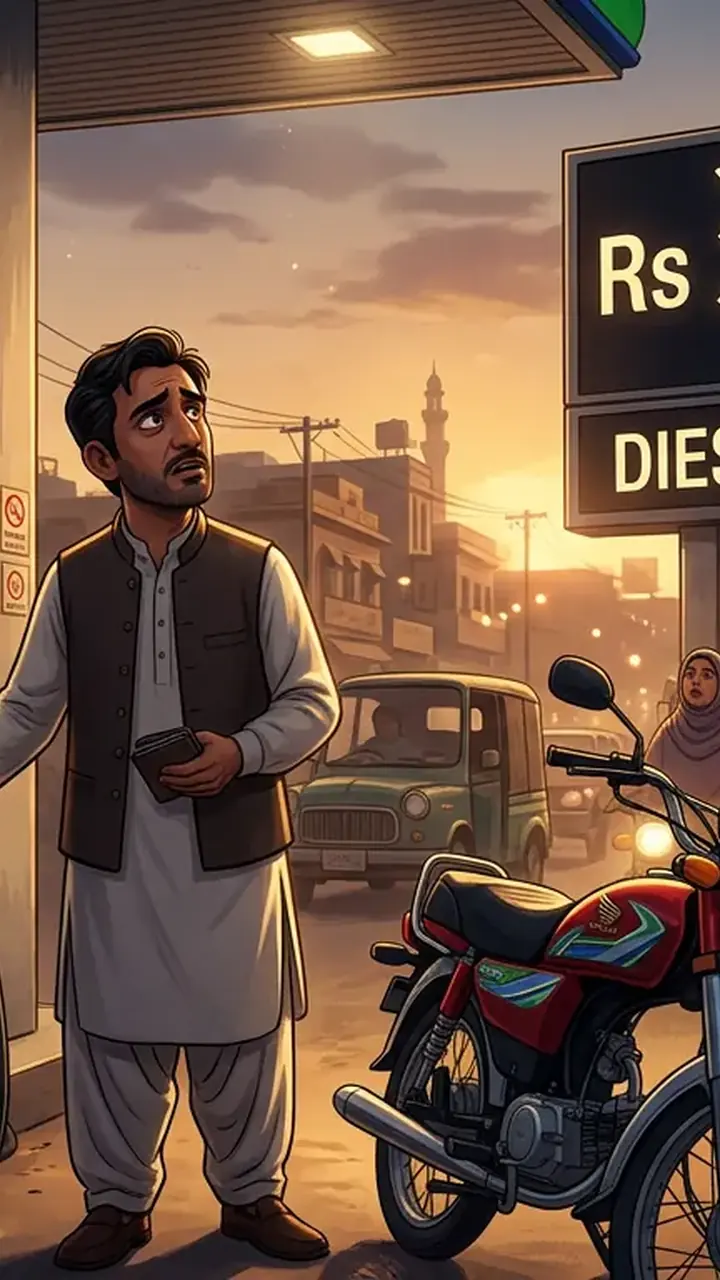 اس خبر کے لیے متحرک اداریاتی خاکہ: پیٹرول کی قیمتوں پر عوامی غصہ، پی ٹی آئی کا احتجاج کا اعلان