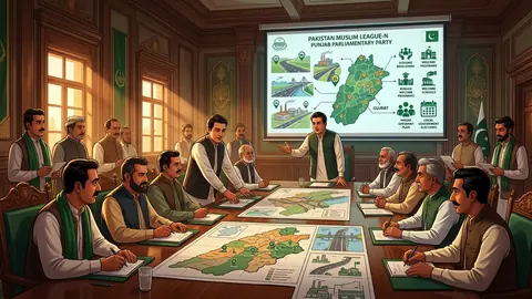 اس خبر کے لیے متحرک اداریاتی خاکہ: مسلم لیگ ن پنجاب کی پارلیمانی پارٹی کا اجلاس، ترقیاتی منصوبوں اور پارٹی امور کا جائزہ