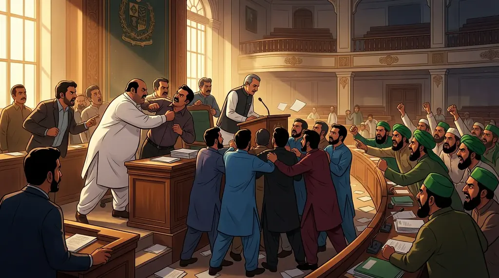 Chaos in Karachi City Council as PPP, JI members clash over mayor’s remarks