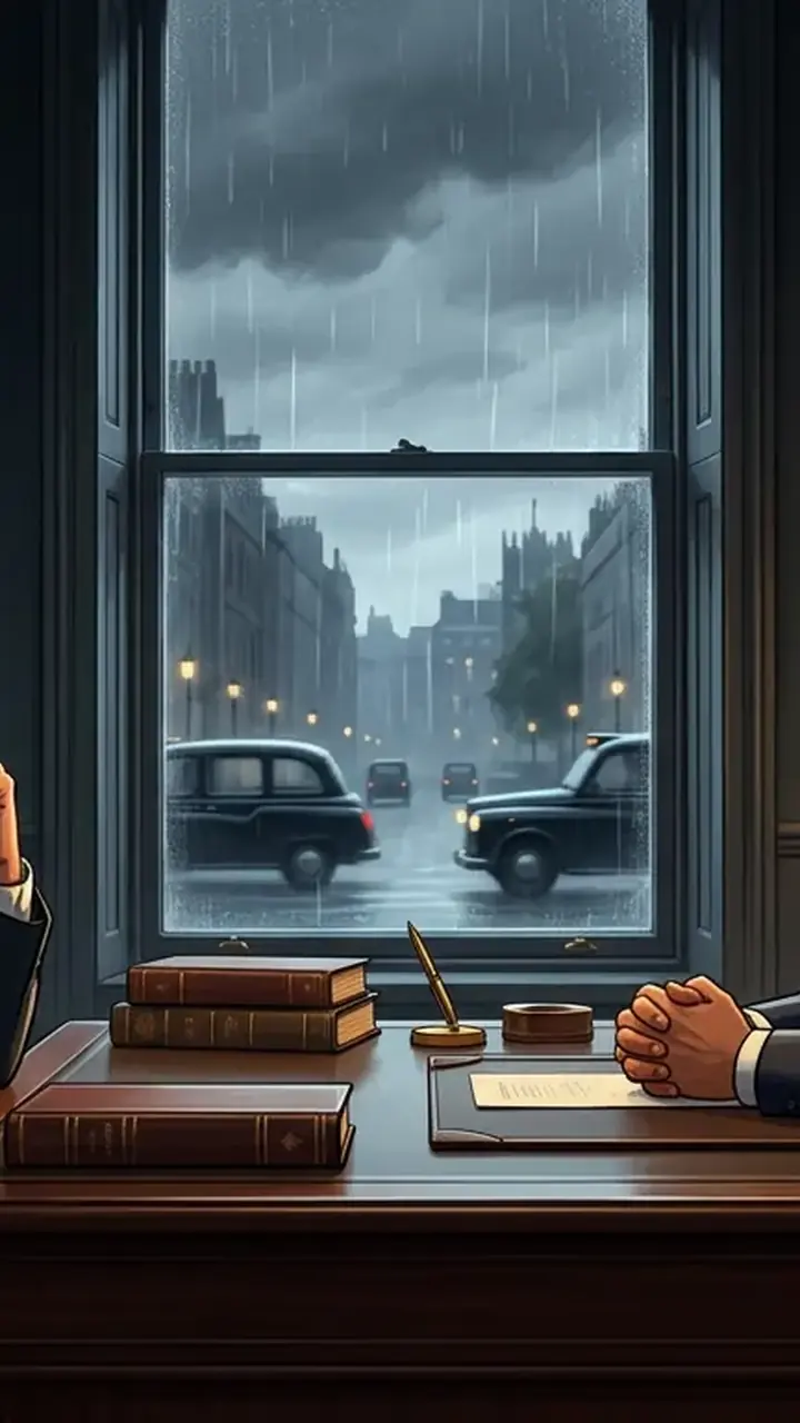 Animated editorial illustration for: Zardari, Bilawal decide to firmly oppose new provinces proposal in London meeting