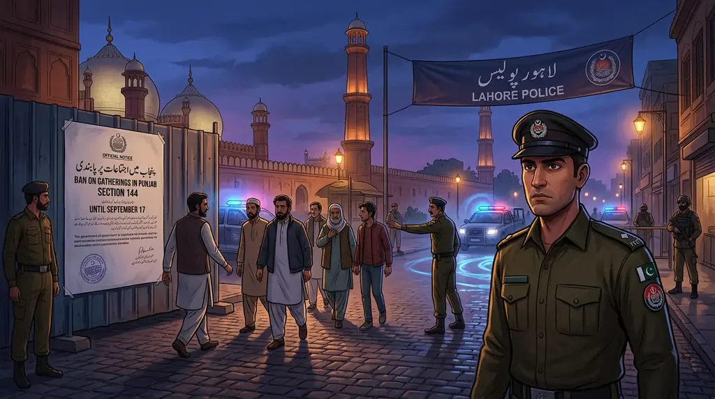 Punjab Bans Gatherings Until September 17 Citing Terror Threats