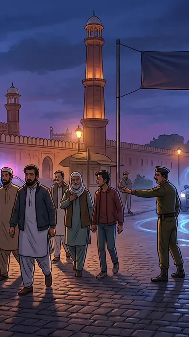 Animated editorial illustration for: Punjab Bans Gatherings Until September 17 Citing Terror Threats