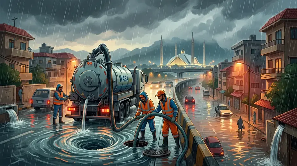 اس خبر کے لیے متحرک اداریاتی خاکہ: جڑواں شہروں میں موسلادھار بارشیں جاری، محکمہ موسمیات نے نئے اعداد و شمار جاری کر دیے