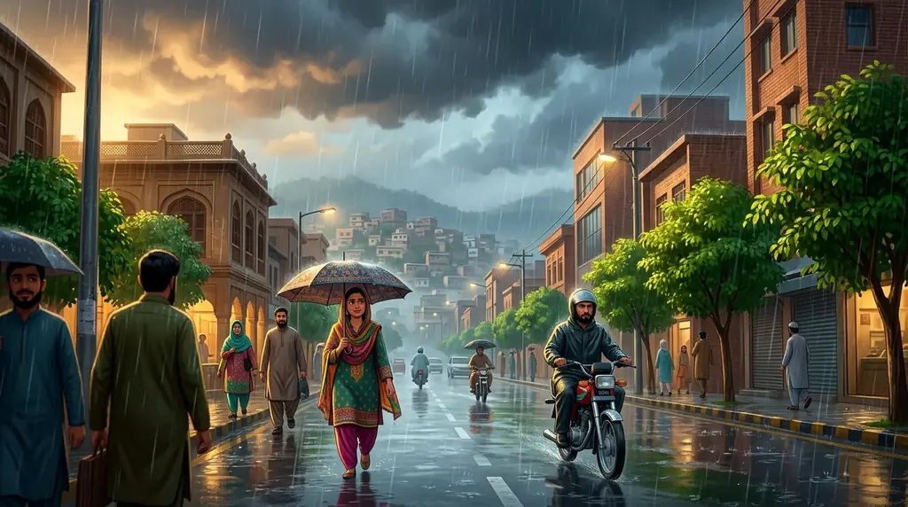 Rain brings pleasant weather to Lahore and other parts of Pakistan