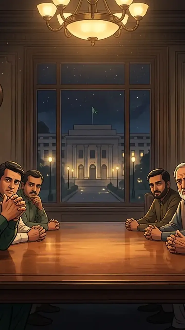 Animated editorial illustration for: Barrister Gohar Urges Meaningful Dialogue, Rules Out Emergency Rule