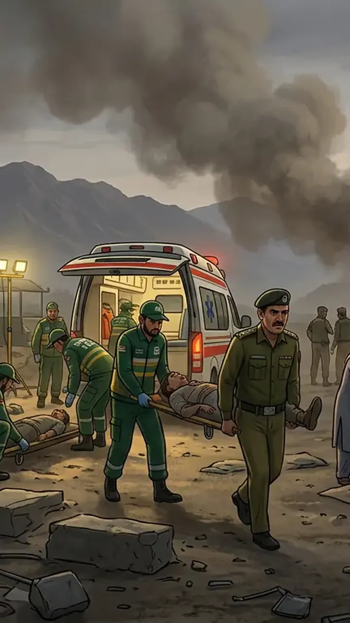 اس خبر کے لیے متحرک اداریاتی خاکہ: ڈیرہ اسماعیل خان میں خودکش حملہ، پولیس اور کسٹمز اہلکاروں سمیت 11 افراد جاں بحق