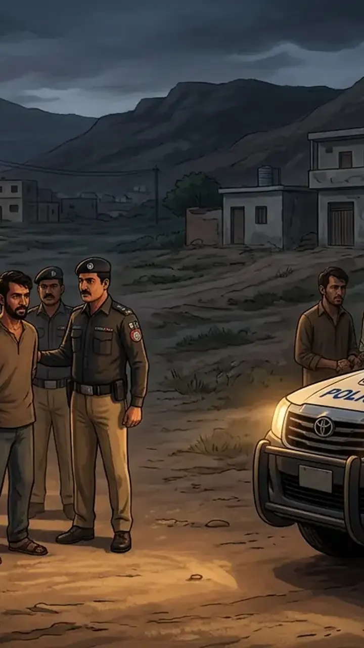 Animated editorial illustration for: Two suspects arrested in murder case of 15-year-old in Manghopir