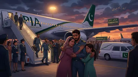 اس خبر کے لیے متحرک اداریاتی خاکہ: صومالیہ میں ہائی جیک ہونے والے جہاز سے بچائے گئے چار پاکستانی عملے کے ارکان جمعہ کو پہنچیں گے