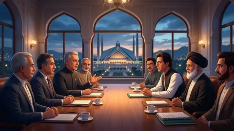 اس خبر کے لیے متحرک اداریاتی خاکہ: حکومت-پی ٹی آئی مذاکرات: ‘غیر ذمہ دارانہ’ بیانات پر بات چیت میں رکاوٹ