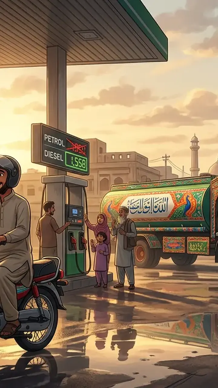 اس خبر کے لیے متحرک اداریاتی خاکہ: حکومت نے اکتوبر کے لیے پٹرول اور ڈیزل کی قیمتوں میں کمی کر دی