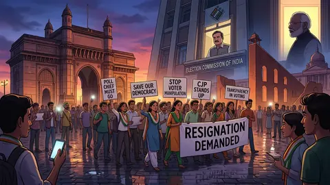 اس خبر کے لیے متحرک اداریاتی خاکہ: بھارتی نوجوانوں کی پارٹی، طلبہ گروپوں کا احتجاج، پول چیف کے استعفے کا مطالبہ