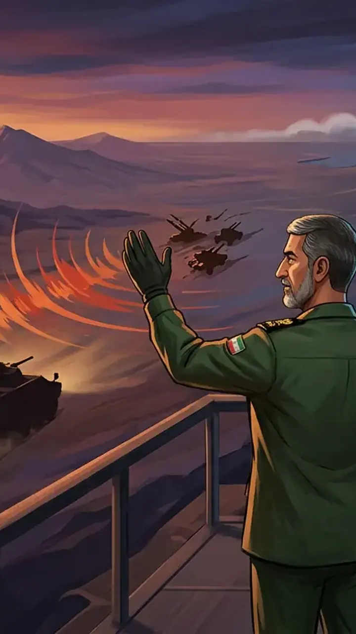 Animated editorial illustration for: Iranian President Rules Out Talks With US, Citing Distrust