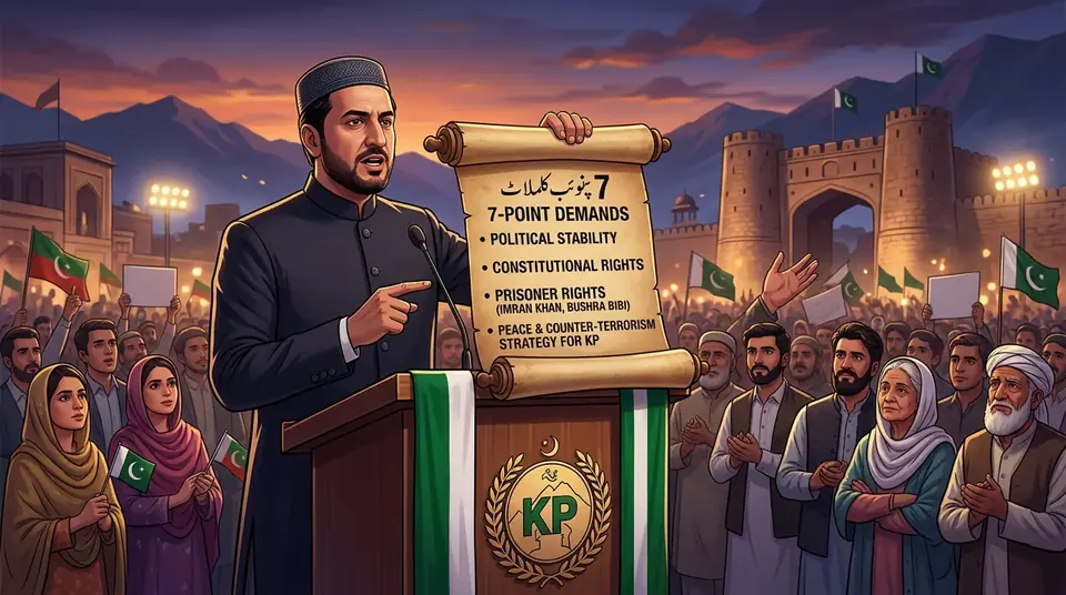 اس خبر کے لیے متحرک اداریاتی خاکہ: حکومت نے کے پی کے وزیراعلیٰ کی جانب سے شیئر کردہ 7 نکاتی مطالبات کا مسودہ مسترد کر دیا
