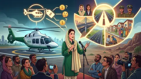 اس خبر کے لیے متحرک اداریاتی خاکہ: مریم نواز کا ہیلی کاپٹر کے استعمال کا دفاع، کہا کارکردگی کو نظر انداز کیا جا رہا ہے