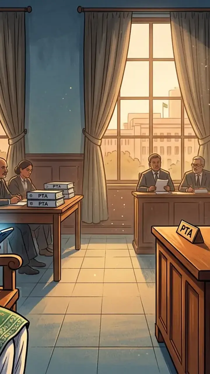 Animated editorial illustration for: No Law to Ban Social Media for Under-16s, PTA Tells High Court