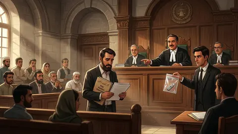 Animated editorial illustration for: Peshawar High Court dismisses KP govt petition in Radio Pakistan attack case