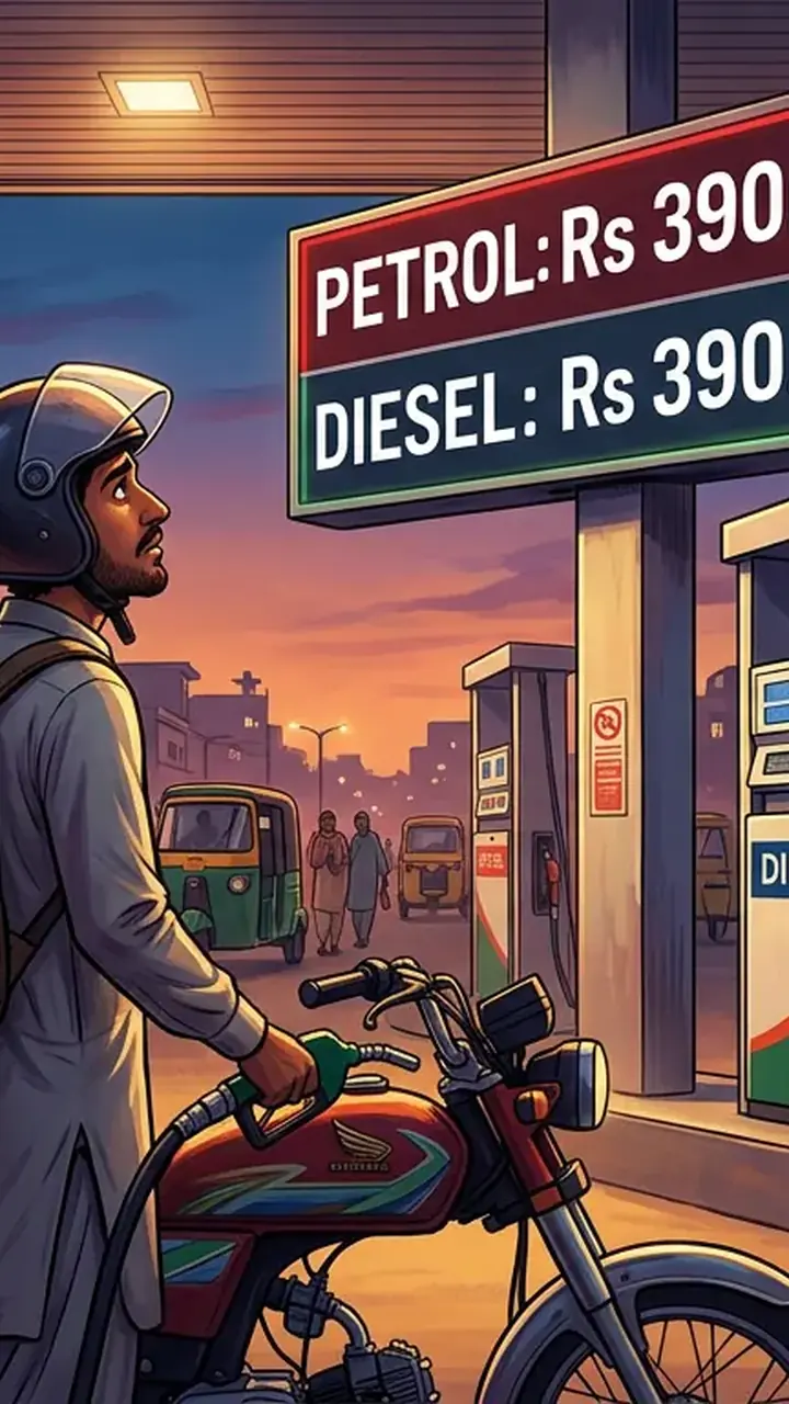 اس خبر کے لیے متحرک اداریاتی خاکہ: پیٹرول 3.20 روپے مہنگا، ڈیزل 1 روپیہ سستا، نئی قیمتوں کا اعلان