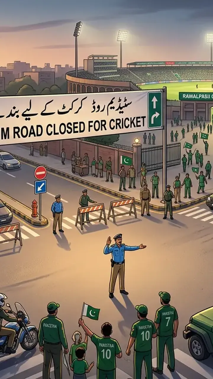 اس خبر کے لیے متحرک اداریاتی خاکہ: پاکستان-سری لنکا میچ: راولپنڈی نے 6 اکتوبر کیلئے ٹریفک پلان جاری کر دیا