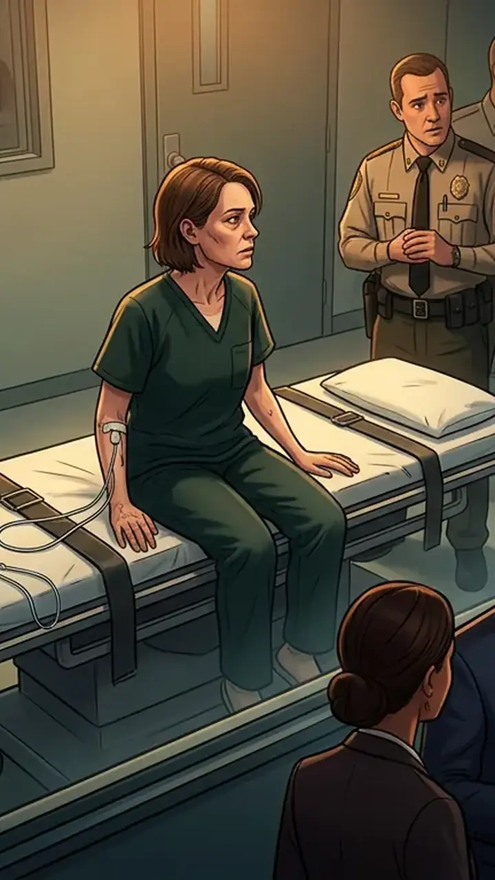Animated editorial illustration for: Tennessee Halts Executions After Inmate Survives Lethal Injection
