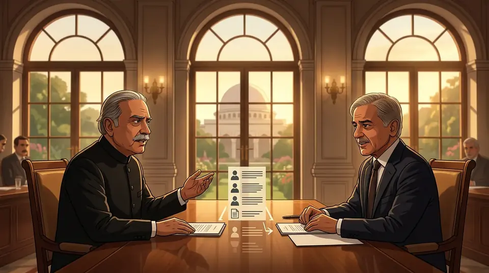 اس خبر کے لیے متحرک اداریاتی خاکہ: حکومت اور پیپلز پارٹی کا مشترکہ وفد پی ٹی آئی سے مذاکرات کا پہلا دور کرے گا